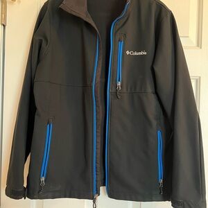 Columbia Black and Blue Performance Jacket